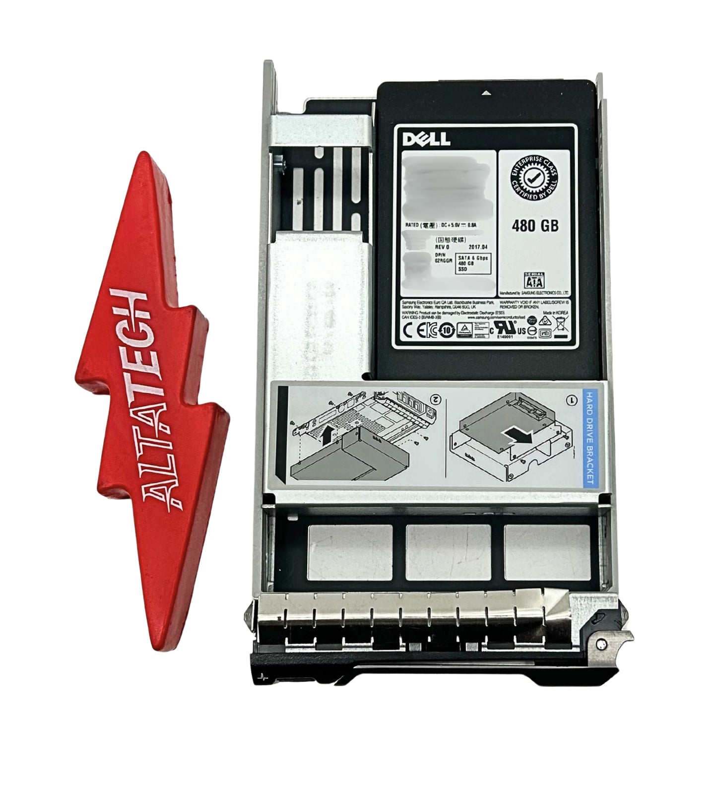 Dell 02RGGR 480GB SSD Sata 2.5 6g mu sm863a, Used