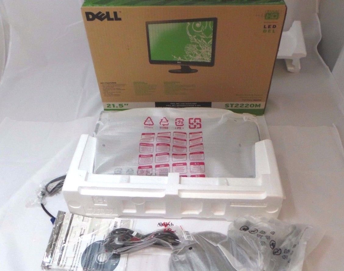 Dell 031W58_NOB 21.5" Full HD ST2220M LED LCD Wide Screen Display w/ Accessories, New Open Box