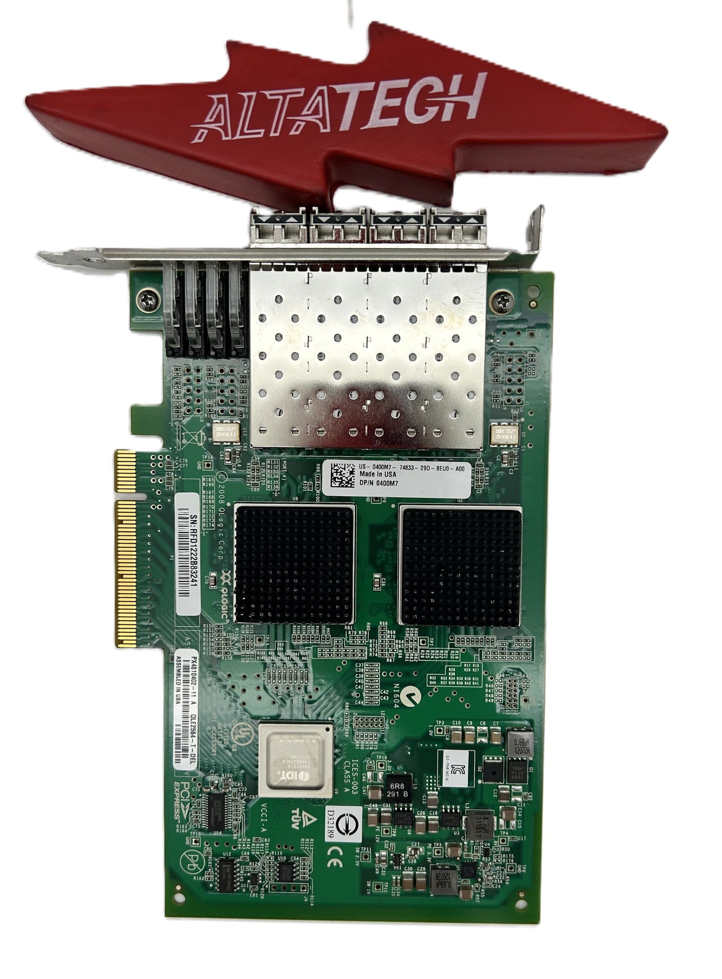 Dell 0400M7 8GB Quad Port HBA PCI-E Sanblade, Used