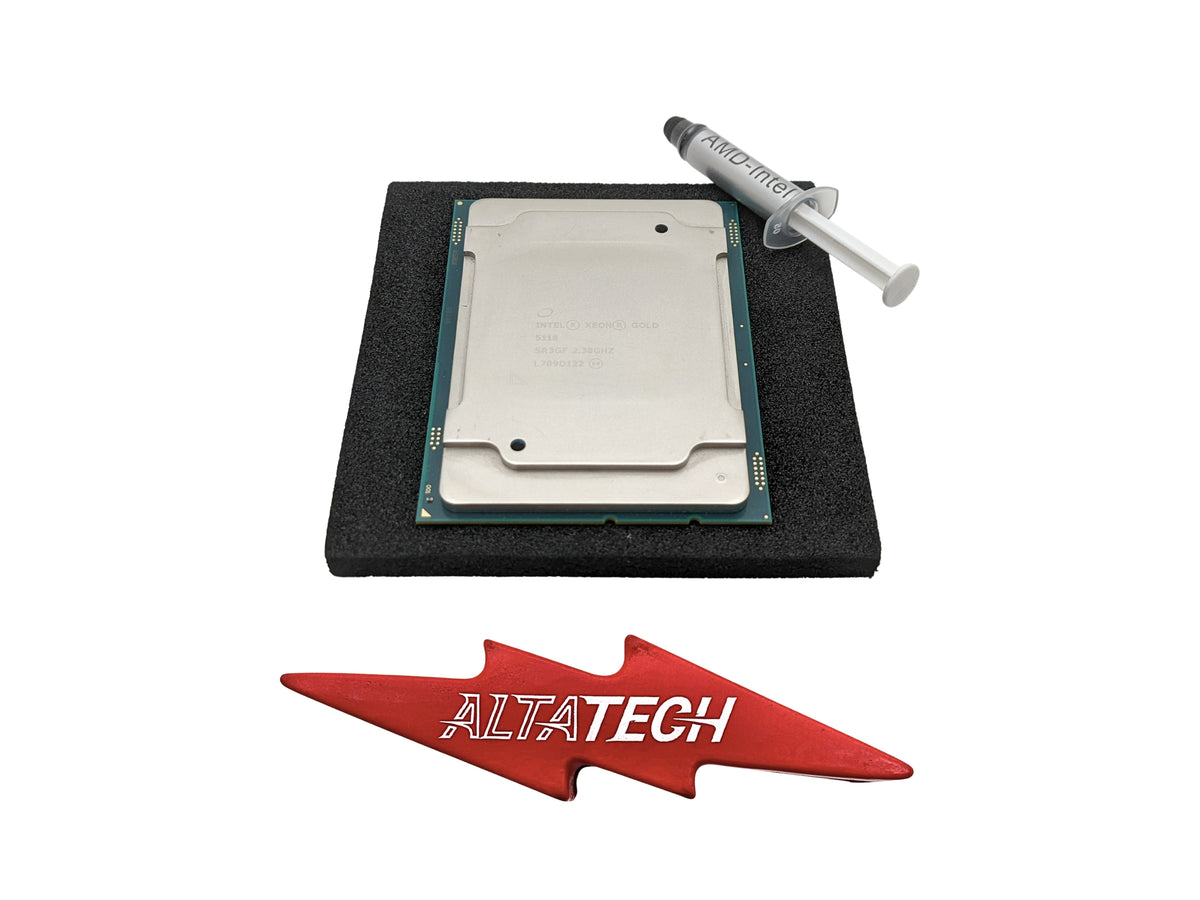 Dell 04J8WW Dell 4J8WW Xeon Gold 5118 12-Core 2.30GHz Processor w/ 16.5MB L3 Cache SR3GF, Used