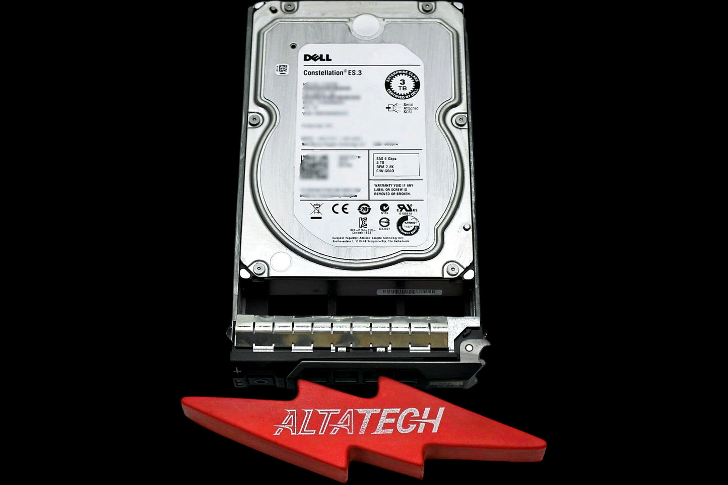 Dell 055H49 3TB 7.2K SAS 3.5" 6G, Used