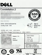Dell 055RMX 500GB 7.2K SAS 2.5