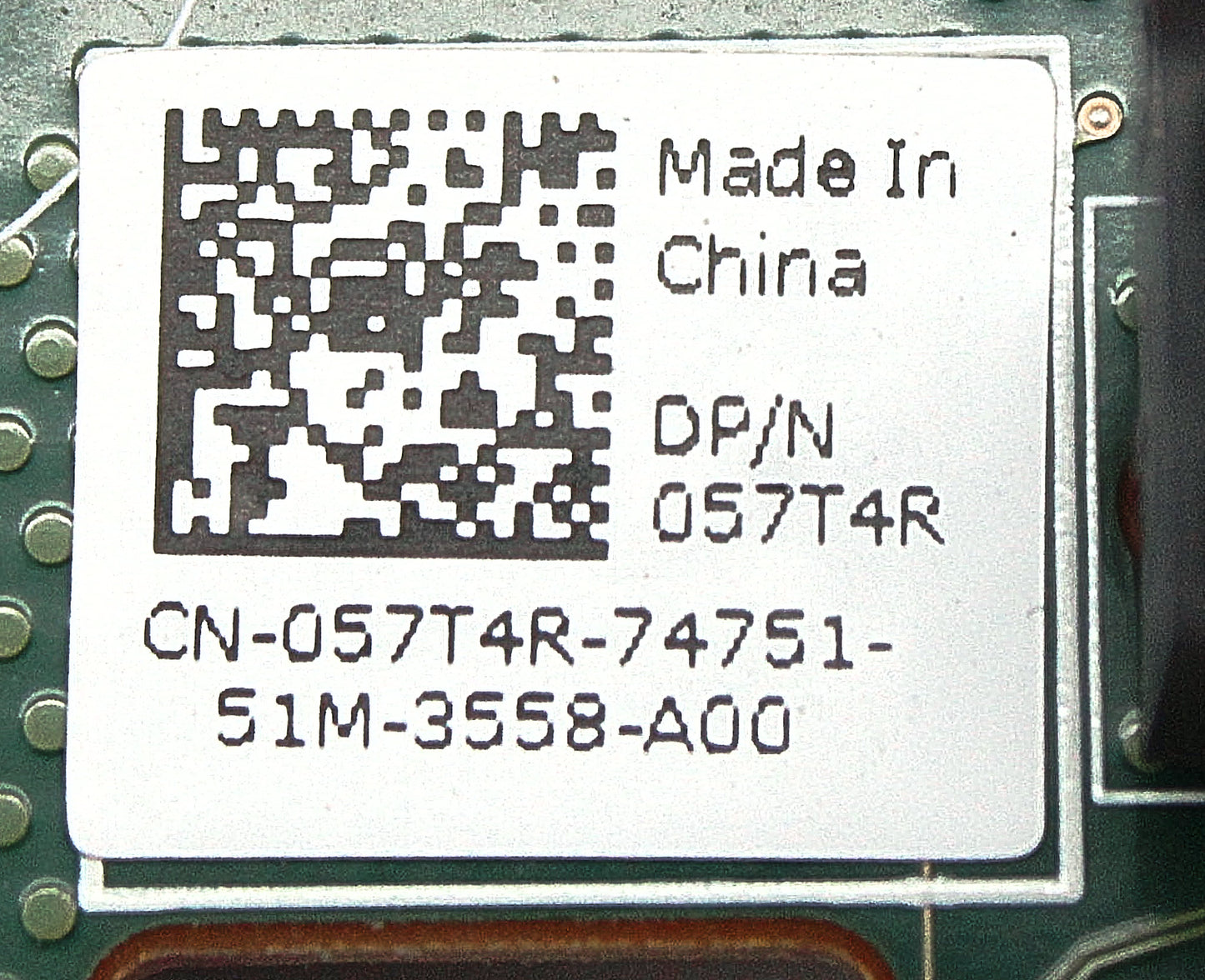 Dell 057T4R RISER BOARD X16 R220, Used