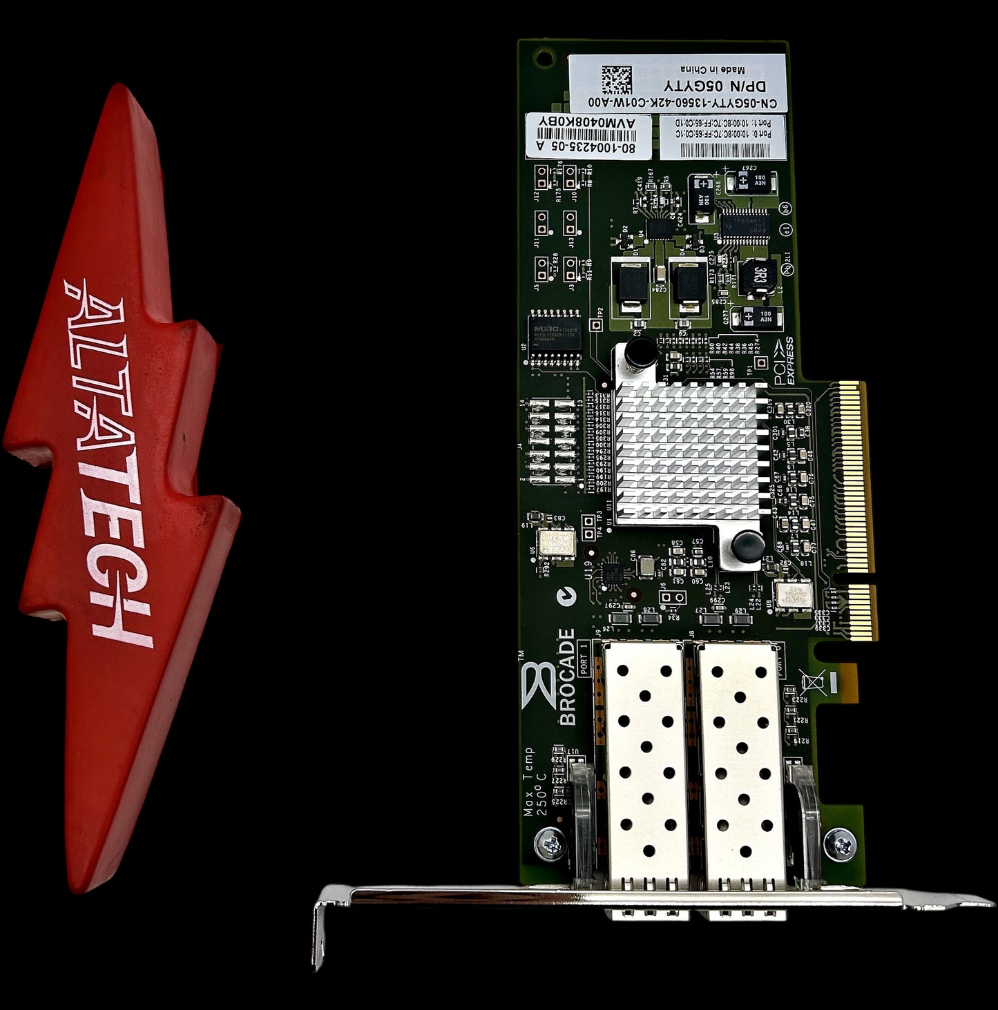 Dell 05GYTY Brocade 825 8GB Dual Port HBA FH, Used