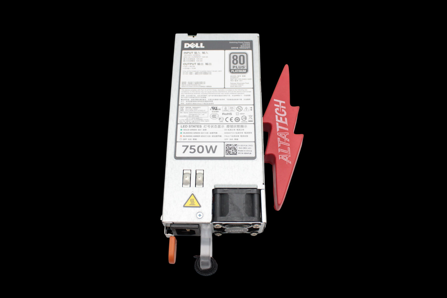 Dell 05NF18 750W Delta Power Supply PER720, Used