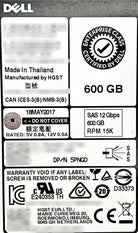 Dell 05PNGD 600GB 15K SAS 2.5 12G, Used