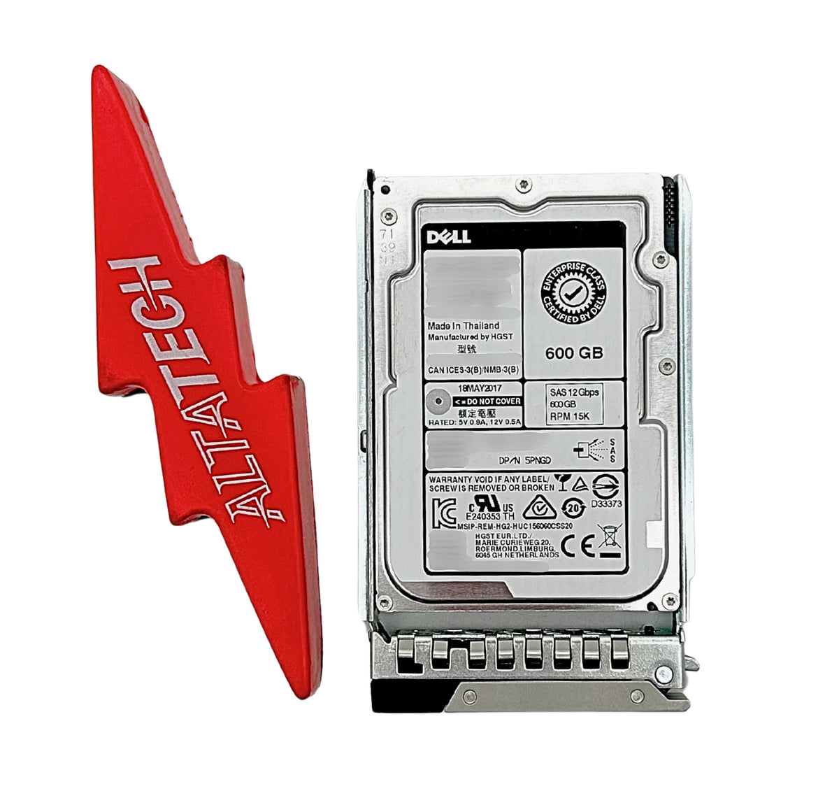 Dell 05PNGD 600GB 15K SAS 2.5 12G, Used