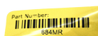 Dell 0684MR CABLE, NVME, BP A0/B0 MB M3/4 R640, Used