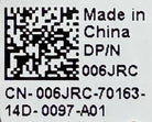Dell 06JRC 5709S QUAD-PORT GB Mezz Card, Used