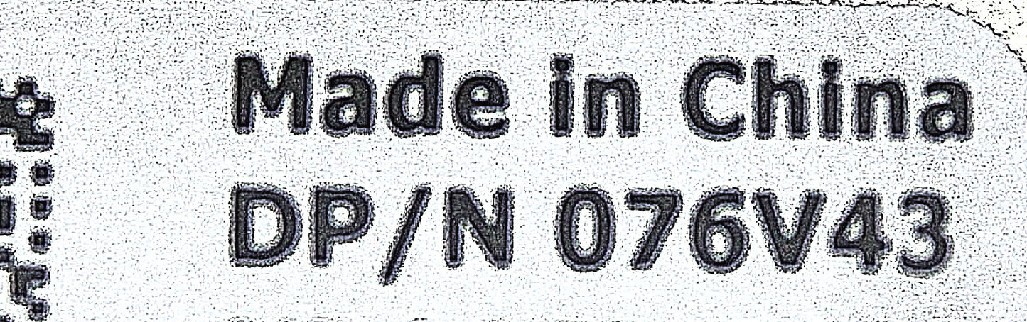 Dell 076V43 2M 100GB QSFP28 TO QSFP28 DAC CABLE, Used