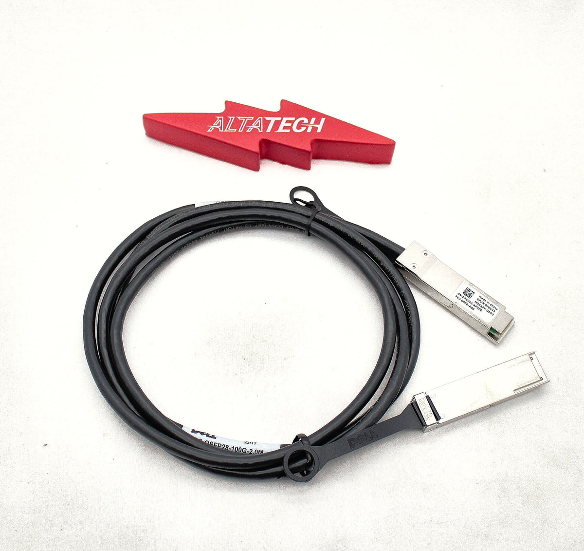 Dell 076V43 2M 100GB QSFP28 TO QSFP28 DAC CABLE, Used