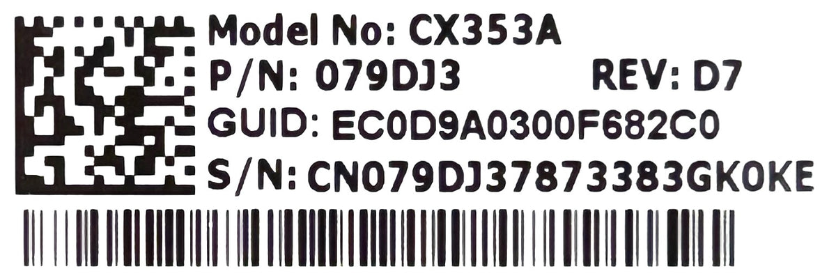 Dell 079DJ3 MELLANOX CONNECTX-3 40G QSFP SP LP, Used