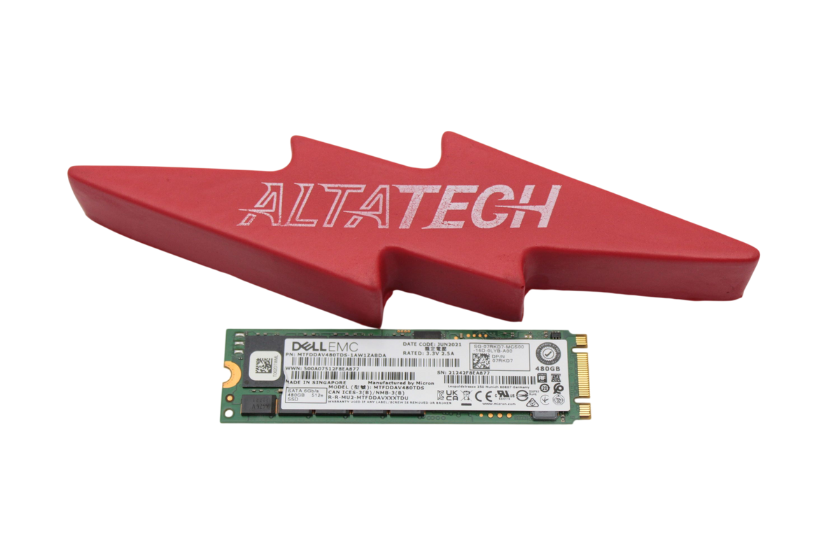 Dell 07RKD7 480GB SSD Sata m.2 for Boss Controller, Used