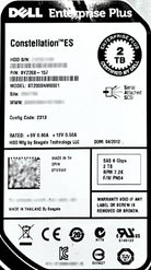 Dell 07WV9W 2TB 7.2K SAS 3.5 6G 9YZ268-157 EP+, Used