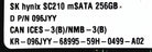 Dell 096JYY 256GB SSD M.2 MSATA 42 SC210 (1), Used