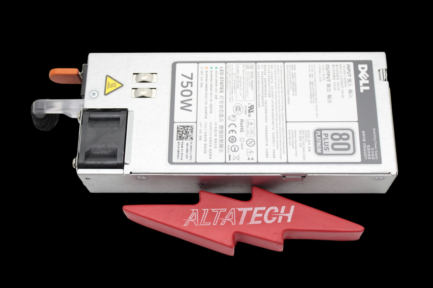 Dell 09PXCV 750W POWER SUPPLY R720, Used