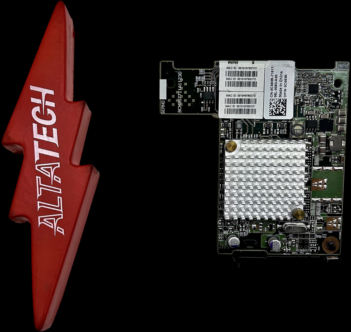 Dell 0C583R Broadcom 57111 10G Dual Port Mezz Card, Used