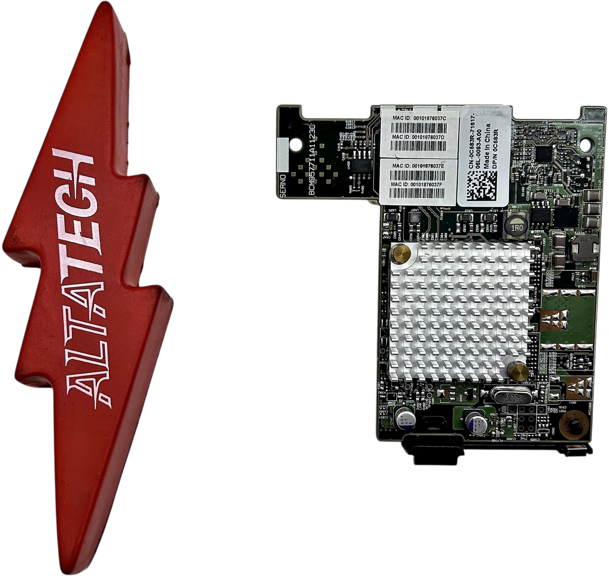 Dell 0C583R Broadcom 57111 10G Dual Port Mezz Card, Used