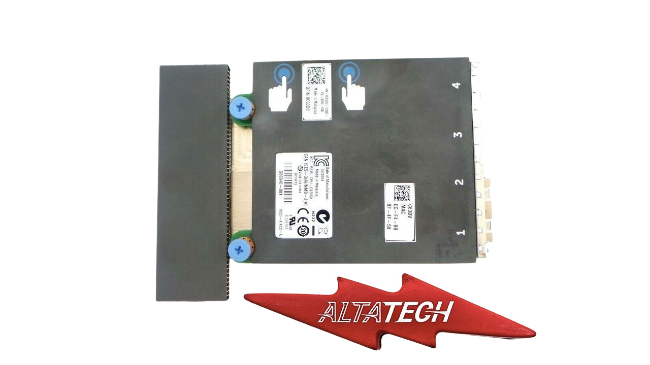 Dell 0C63DV Intel X520 2x10G SFP i350 2x1G Daughter Card, Used