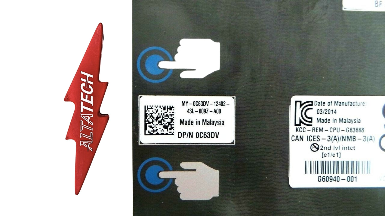 Dell 0C63DV Intel X520 2x10G SFP i350 2x1G Daughter Card, Used