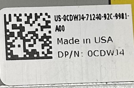 Dell 0CDWJ4 Controller Type A 10G ISCSI SC4020, Used