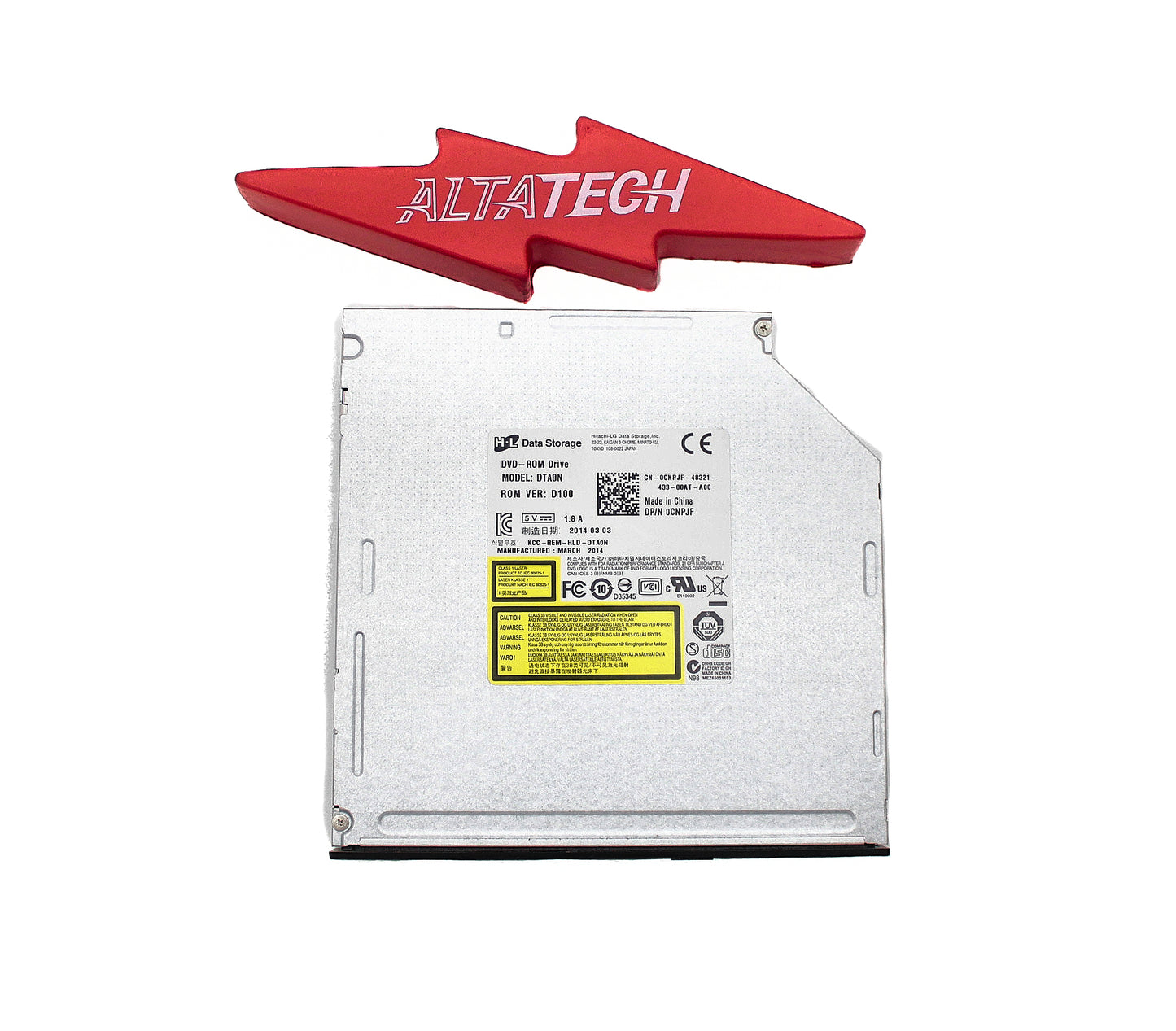 Dell 0CNPJF DVD-ROM SATA SLIM DTA0N, Used