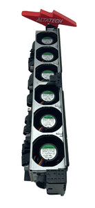 Dell 0CY8YY Cage Assembly, Fans X6 R730/R730XD, Used