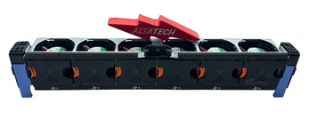 Dell 0CY8YY Cage Assembly, Fans X6 R730/R730XD, Used