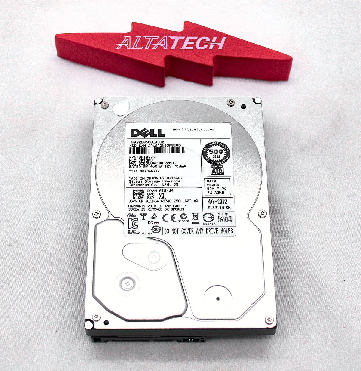 Dell 0F18775 500GB 7.2K SATA 3.5 3G, Used