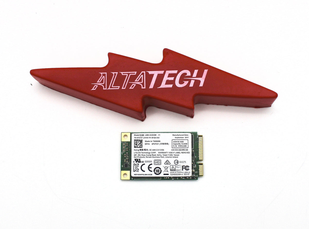 Dell 0F2T2Y 512GB SSD MSATA LITE-ON (1) 2250, Used
