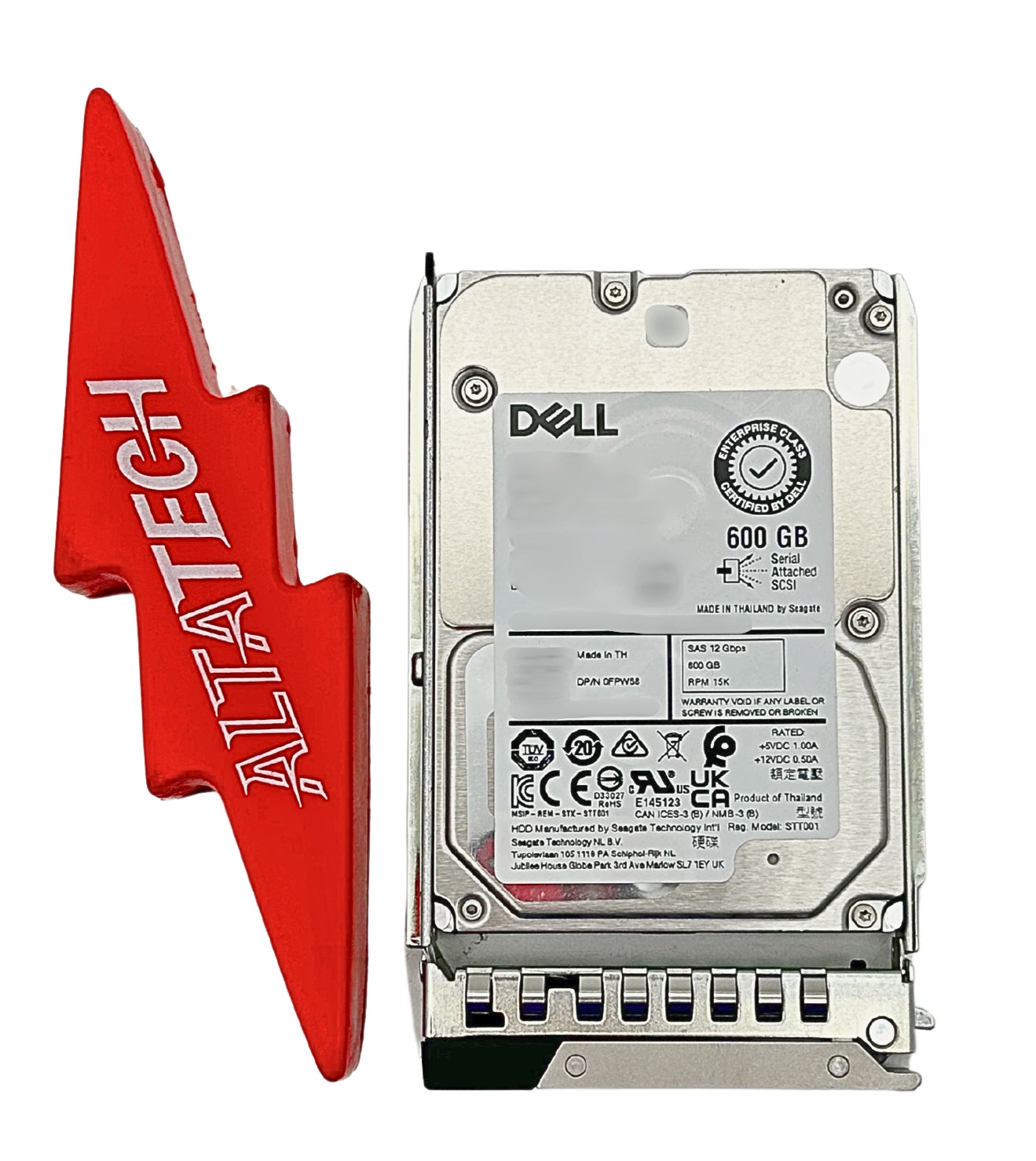 Dell 0FPW68 600GB 15K SAS 2.5" Hard Drive, Used