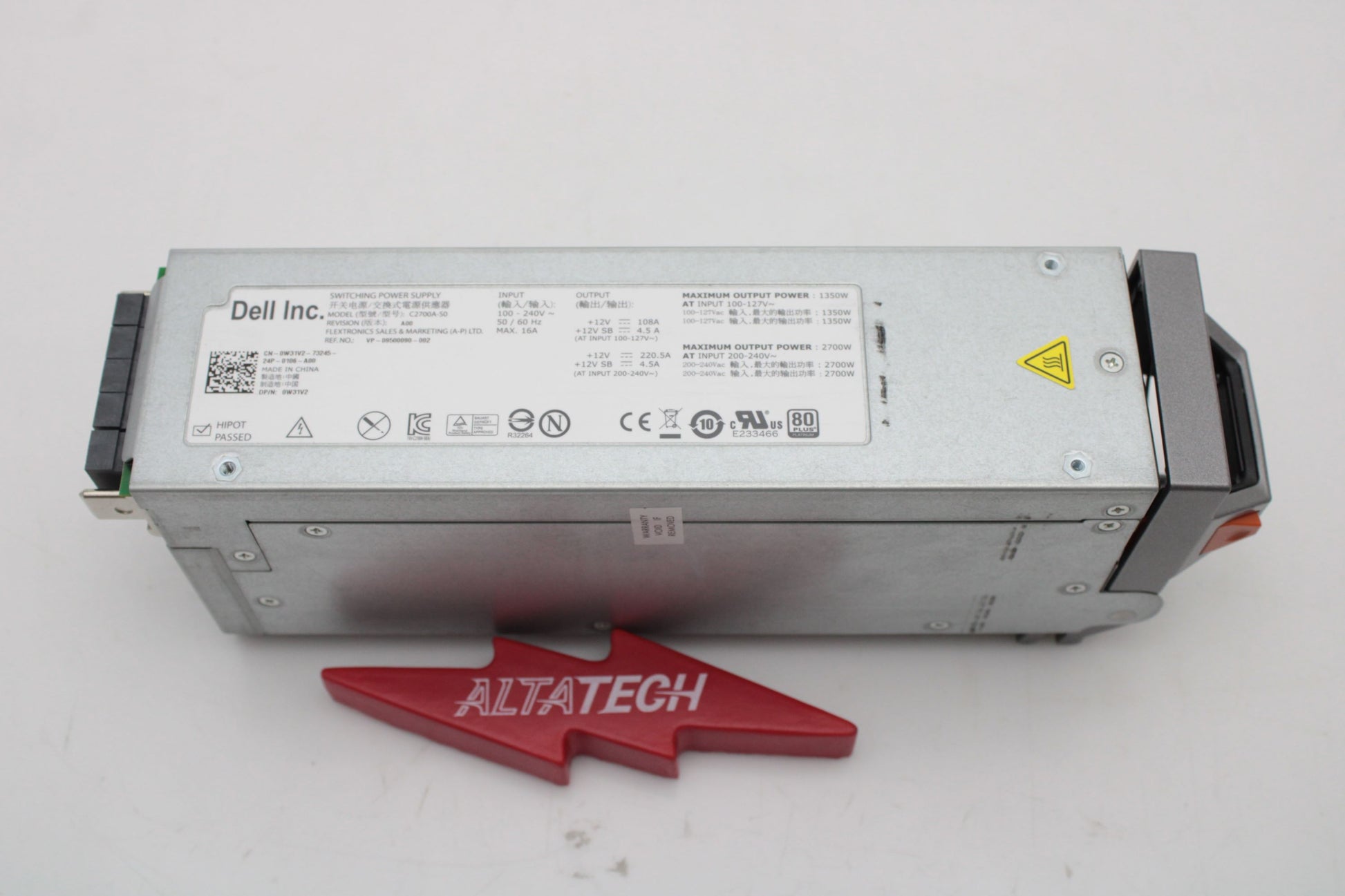 Dell 0G803N 2700W POWER SUPPLY M1000E, Used