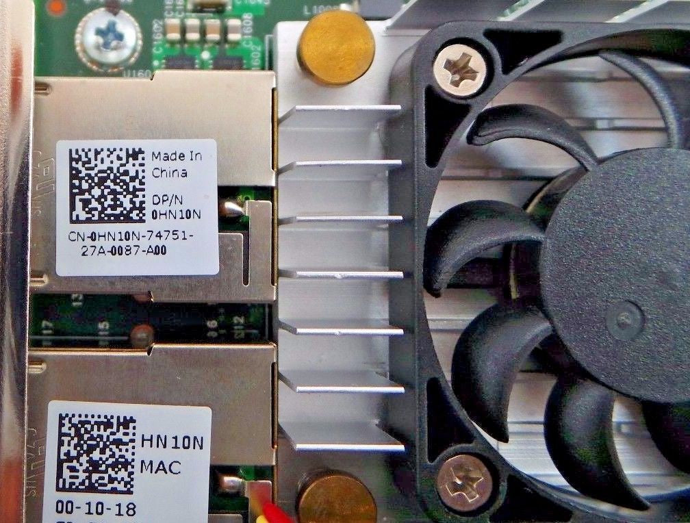 Dell 0HN10N Broadcom 57810S Dual-Port 10GBASE-T Network Adapter, Used