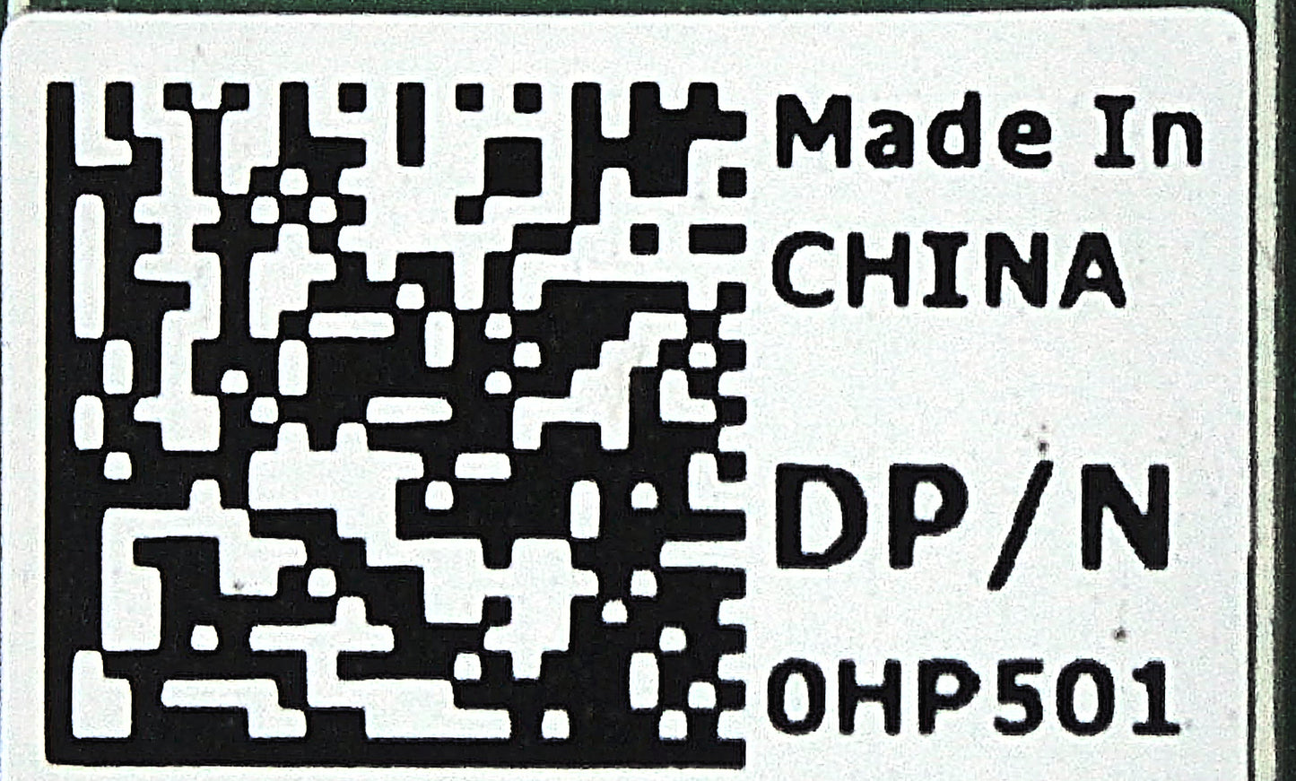 Dell 0HP501 POWER DISTRIBUTION BOARD, Used