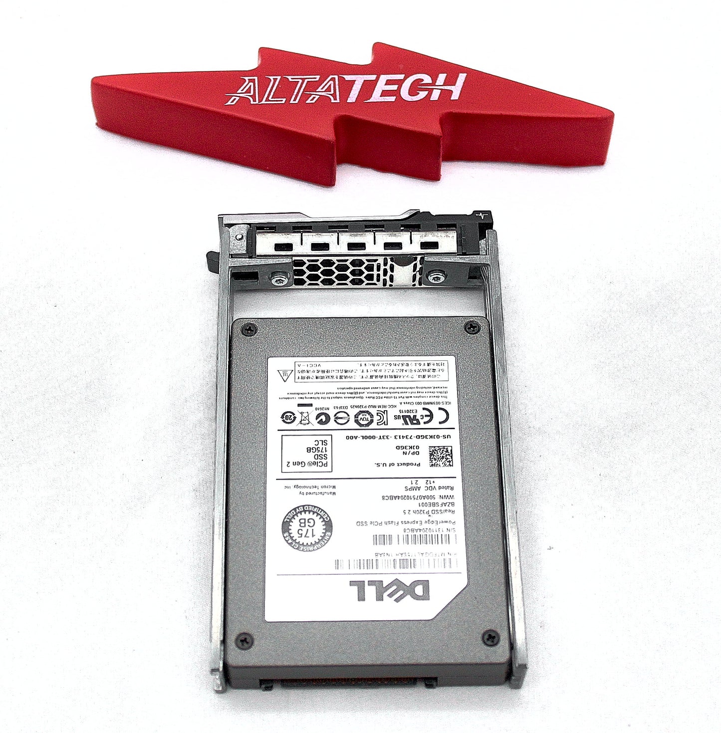Dell 0JK3GD 175GB SSD PCIE GEN2 2.5 SLC, Used