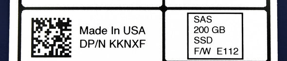 Dell 0KKNXF 200GB SSD SAS 2.5" 6G, Used