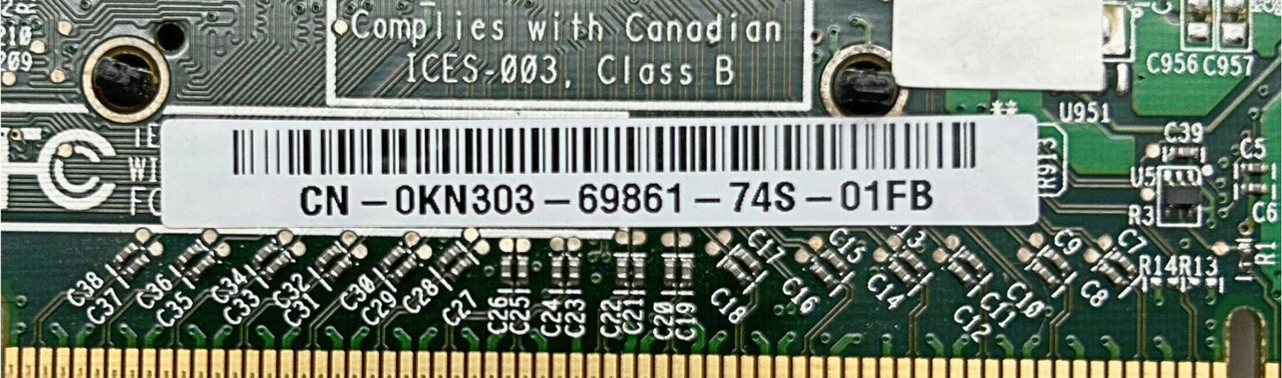 Dell 0KN303 ATI Radeon X1300 128mb PCIe LP Graphics Card, Used