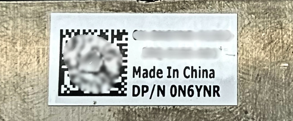 Dell 0N6YNR HEATSINK 130W + R620, Used