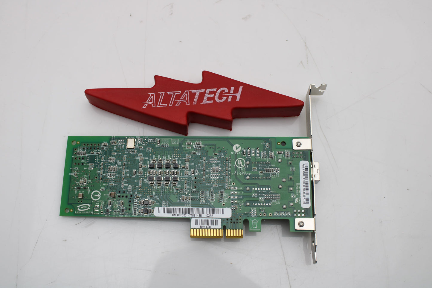 Dell 0PF323 QLogic 4GB Single Port PCI-E FC HBA, Used