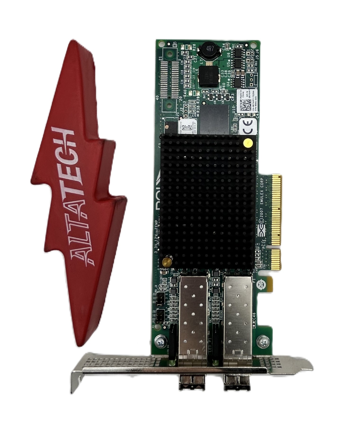 Dell 0R7WP7 8GB DUAL PORT LPE12002 HBA PCI-E LP, Used