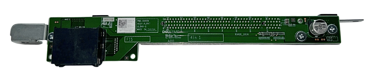 Dell 0RJRK7 RISER BOARD 2C 1X16 2 CPU R740/XD, Used