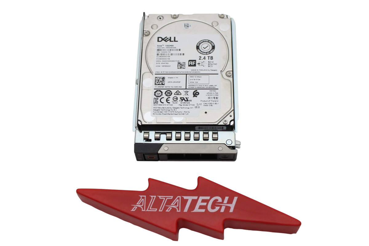 Dell 0RWR8F 2.4TB 10K SAS 2.5 12G ST2400MM0159, Used
