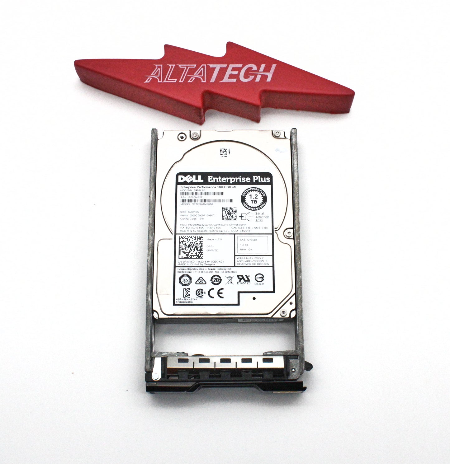 Dell 0RWV5D 1.2TB 10K SAS 2.5" 12G, Used