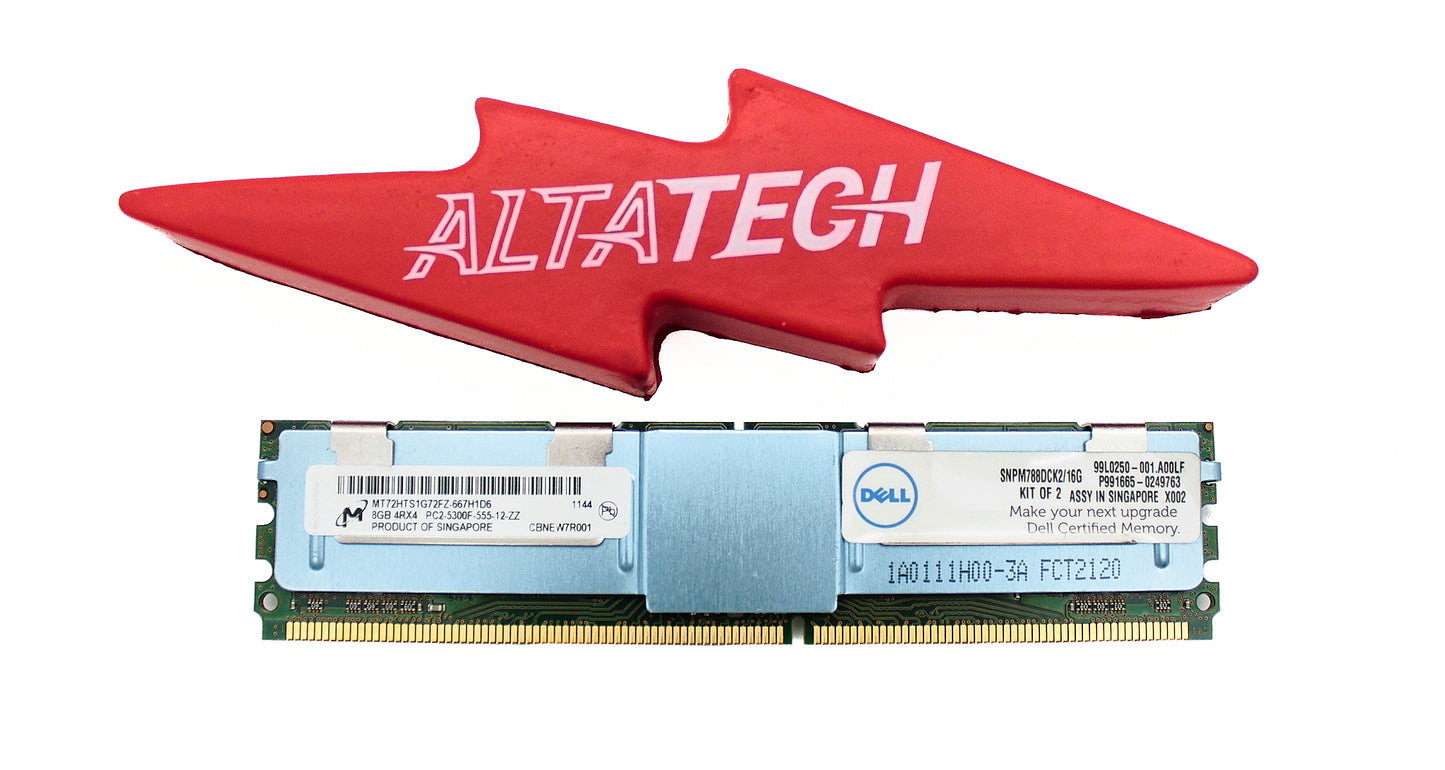 Dell 0T050N 8GB PC2-5300F DDR2-667 4RX4 ECC, Used