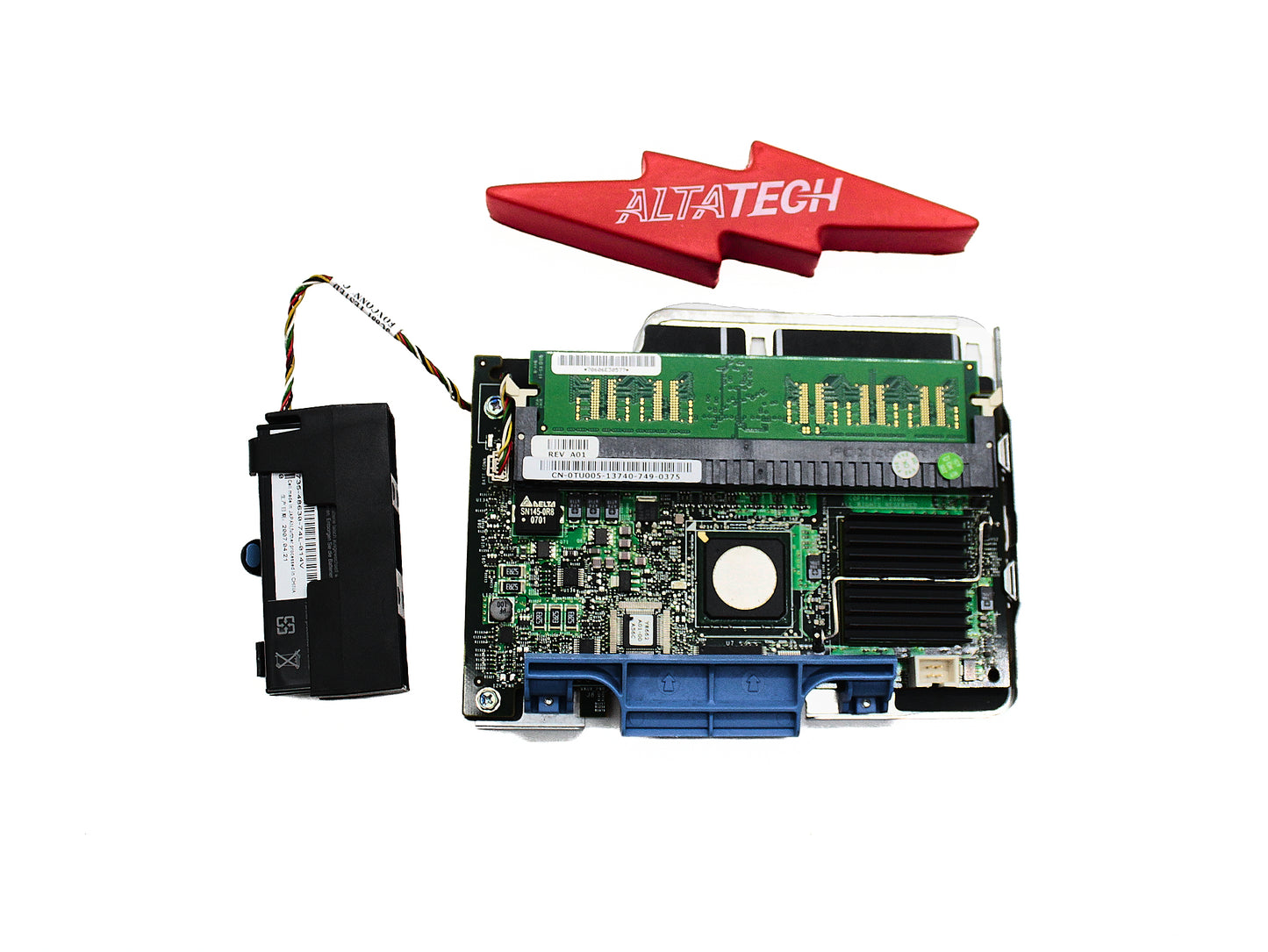 Dell 0TU005 PERC 5I RAID PCI-E CONT 256MB TRAY, Used