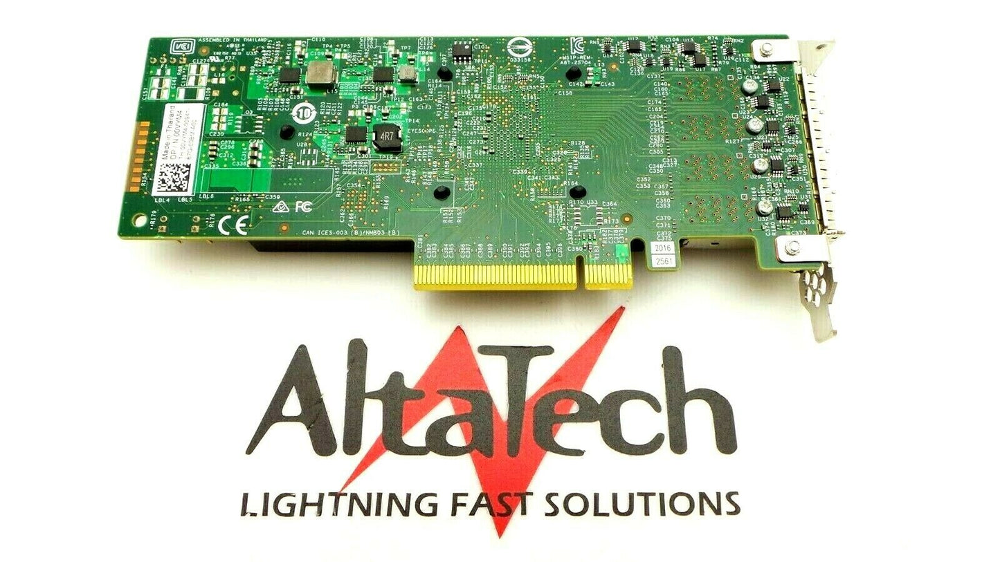 Dell 00VYM4 Avago 4-Port SAS Controller Card, Used