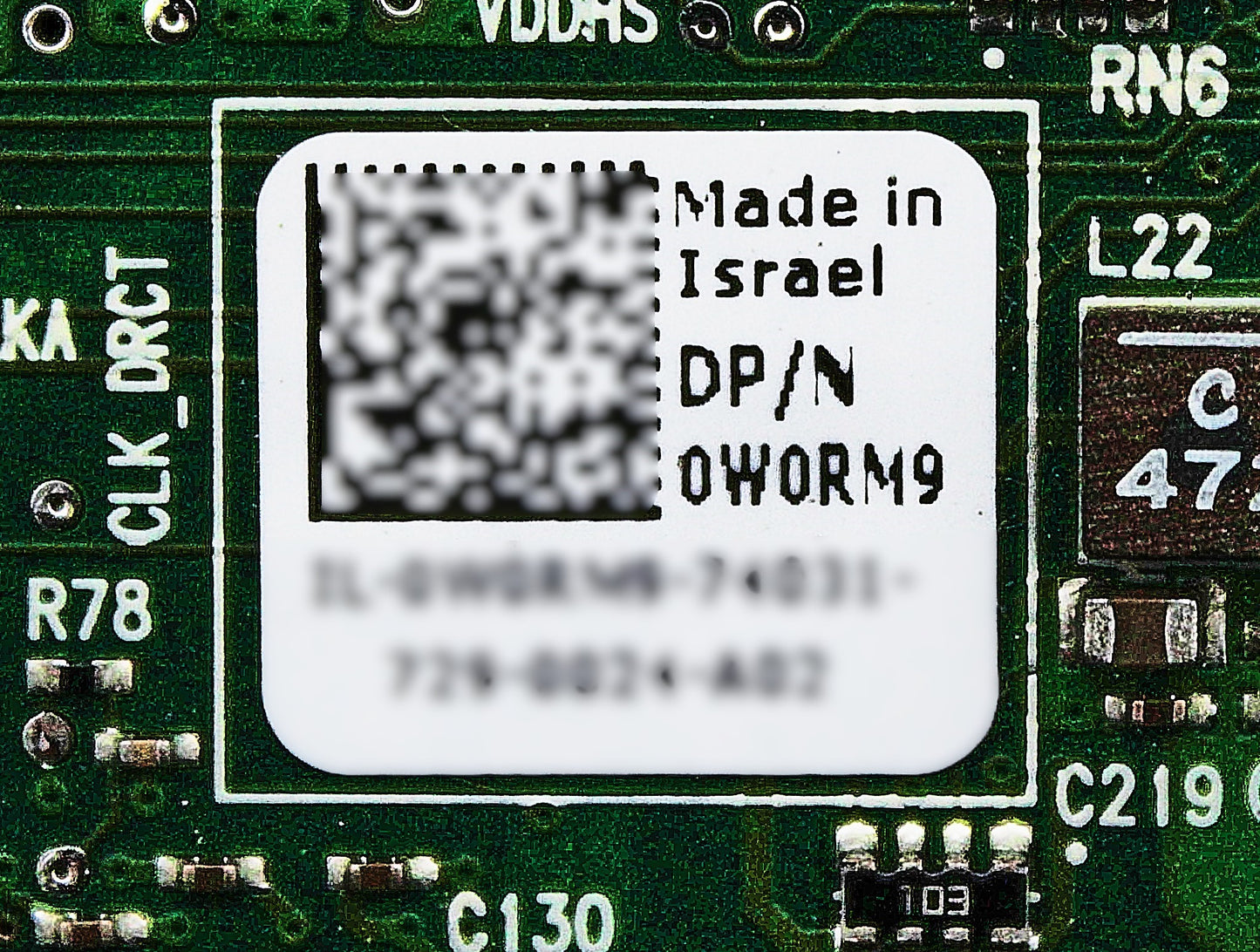 Dell 0W0RM9 Mellanox CX322A 10GB SFP+ DP FH, Used