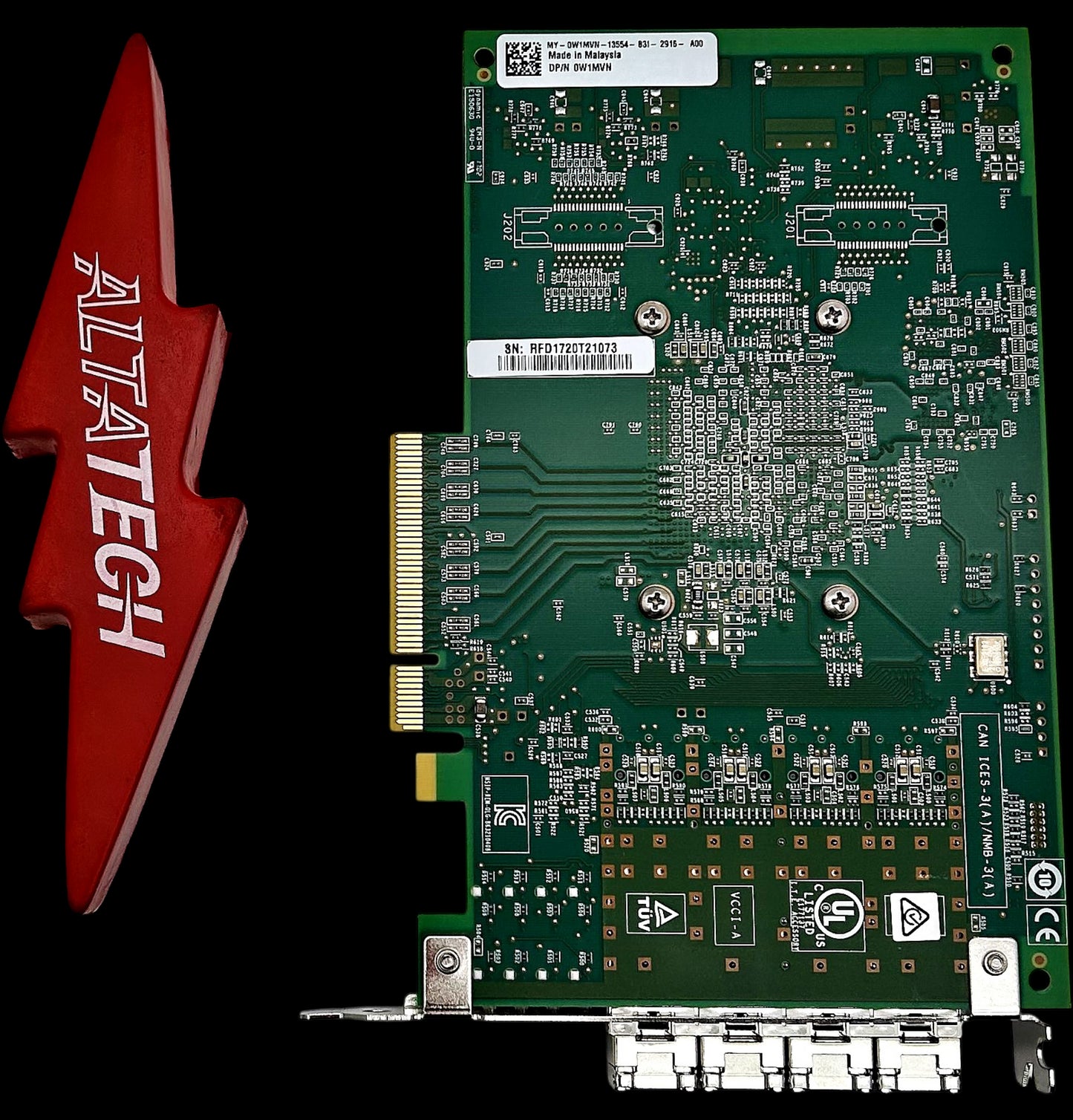 Dell 0W1MVN 16GB SFP+ QP QLogic QLE2694 FH, Used