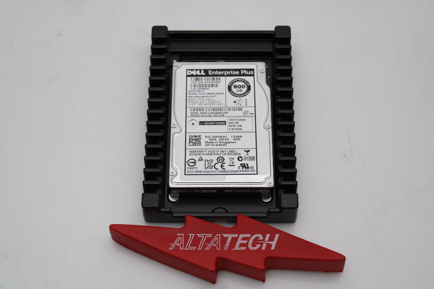 Dell 0W4K81 900GB 10K SAS 2.5 6G 0B26044 EP+, Used