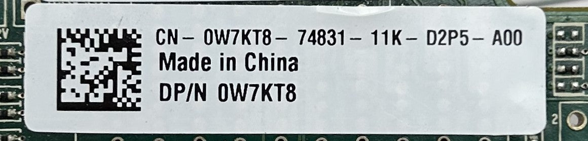 Dell 0W7KT8 QLogic QME2572 8G Mezzanine Card, Used